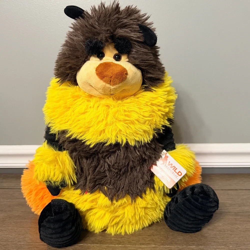 Wild Republic Weighted Snuggleluvs Bee Plush‎